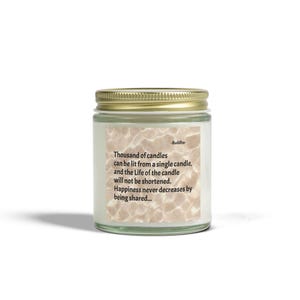 Coconut Apricot Scented Candles - Uplifting Home Fragrance, Inspirational Gift, Aromatherapy, Gift for Her, Relaxation Decor