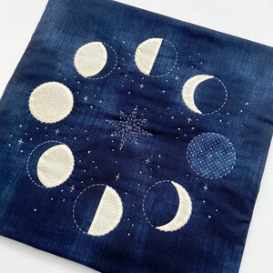 Moon Phase Appliqué PDF Pattern With Needle Turn Techniques