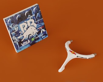 Custom F1 Halo Metal Part for Building Block Cars, Racing Bulls Team Edition, Formula Model Upgrade