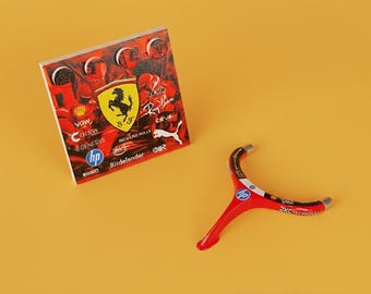 Custom F1 Halo Metal Part for Building Block Speed Collection Cars  – Ferrari Team Edition