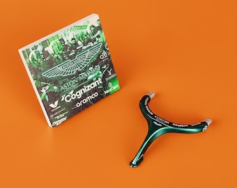 Custom F1 Halo Metal Part for Building Block Cars, Aston Martin Racing Team Edition, Formula Model Upgrade