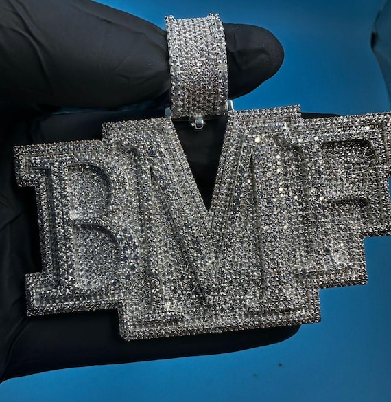 Ciondolo Carta Di Credo In Argento 925 Massiccio Placcato Oro Bianco Vvs Moissane Diamond Iced Out Da 115,92 € | DHgate
