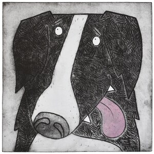 Border Collie Kunst, Schäferhund Kunst, Collie Kunst, Border Collie Druck, Schäferhund Druck, lustige Hundekunst, des Menschen bester Freund Kunst, Hundedruck ungerahmt