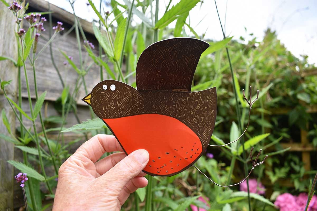 Robin Cards 3D Handmade Hanging Card Bird Card Robin Red - Etsy