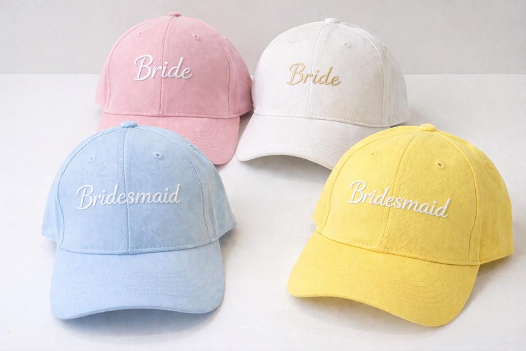 Personalised Embroidered Caps | Custom Caps | Embroidery - Etsy