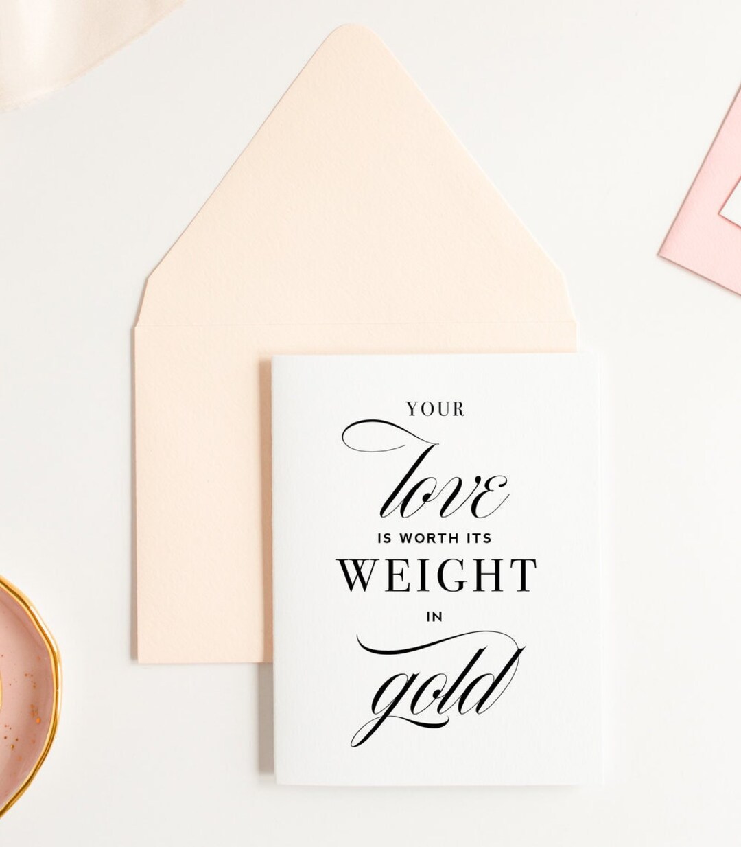 Your Love is Worth Its Weight in Gold, Anniversary, Relationship Card ...