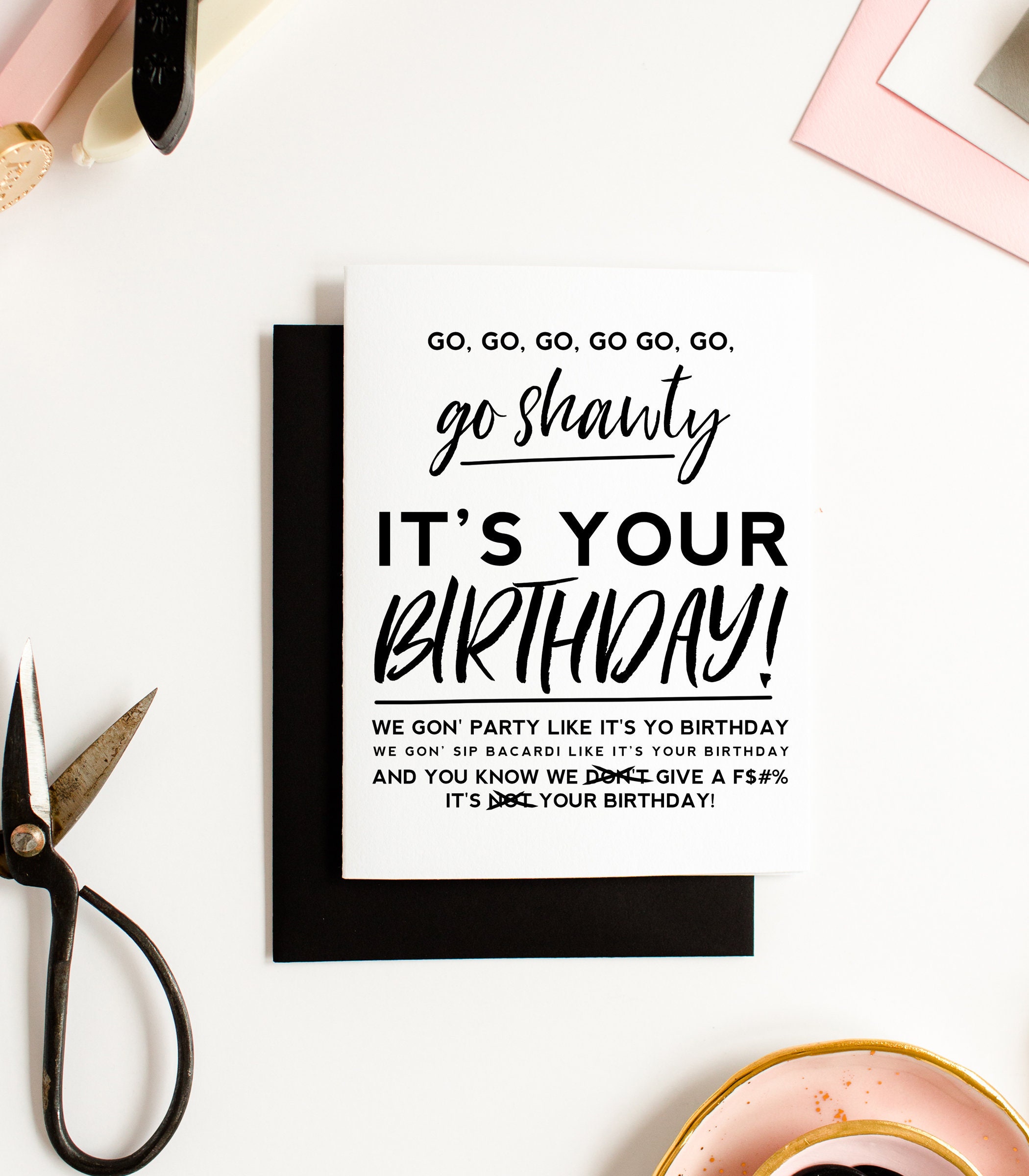 50 Cent Birthday Card. Pop Culture Card. 50 Cent Song Lyrics Etsy