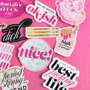 Pink Diamond Engagement Ring Sticker | Waterproof Vinyl Sticker ...