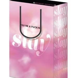 You're a Slay, Pink Clouds Gift Bag Congratulations & Encouragement | Fancy Gift Bag | Another Day Another Slay | Birthday Bag | Party Gift
