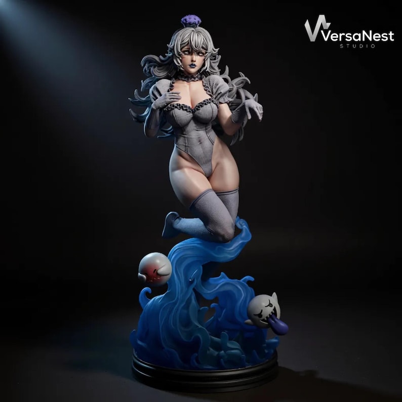 Boosette STL 3D model full statue view