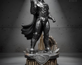 Archivo STL del General Zod, modelo 3D para impresión de villano de ciencia ficción, estatua de resina a escala 1:6, descarga digital.