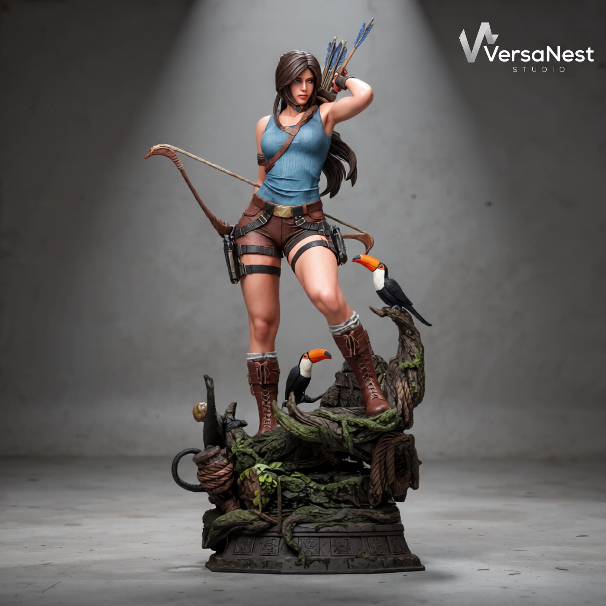 Tomb raider statue - Etsy 日本
