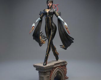 Modelo de impresión 3D STL de Bayonetta (varias escalas, sin soporte)