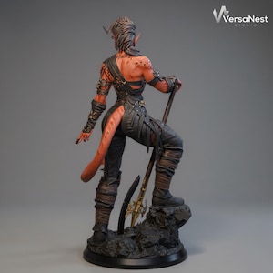 Karlach Baldur’s Gate 3 STL statue 1:6 scale