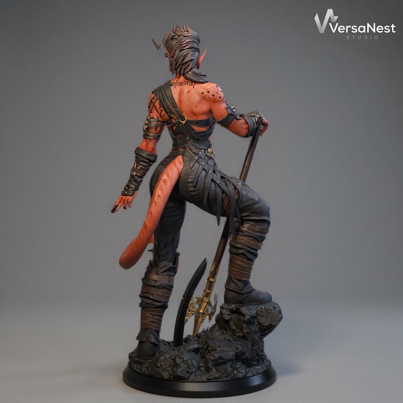 Karlach Baldur’s Gate 3 STL statue 1:6 scale