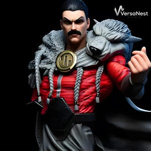 Invincible universe villain Thragg STL model for resin printing