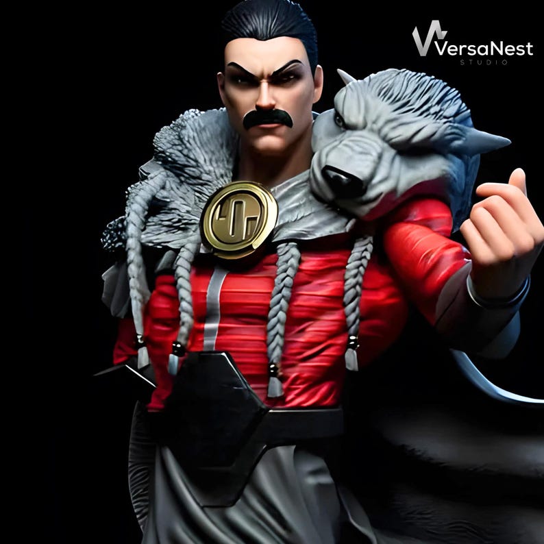 Invincible universe villain Thragg STL model for resin printing