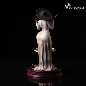 lady dimitrescu 1:6 scale stl file for resin 3d printing