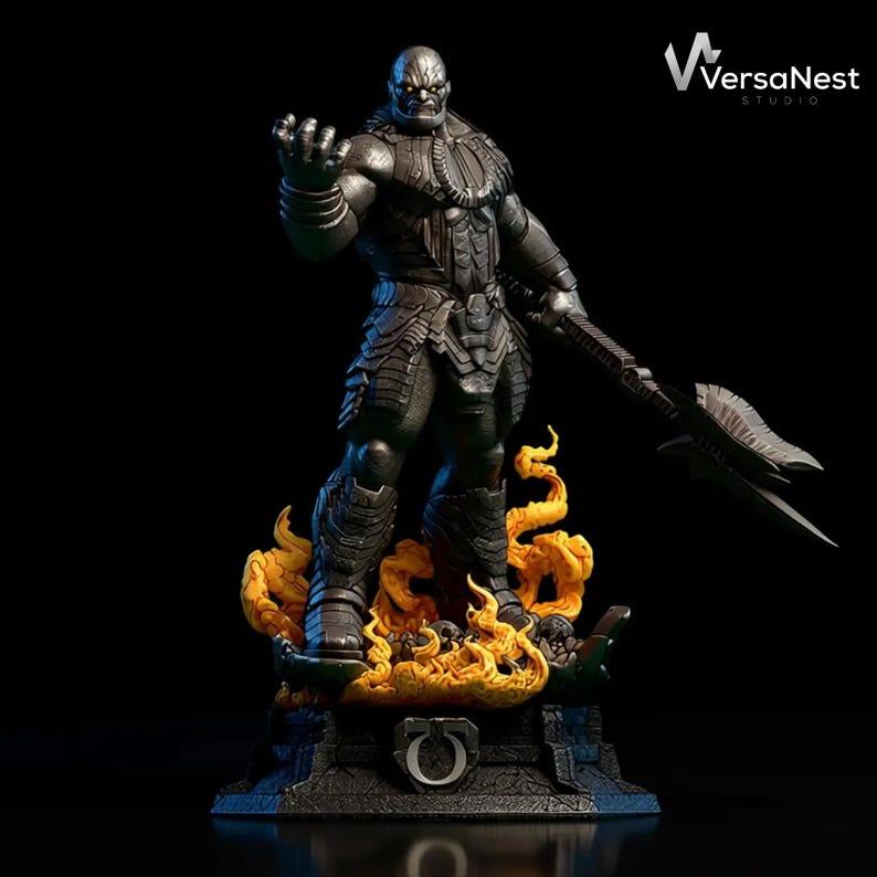 darkseid stl 3d print cosmic villain resin statue