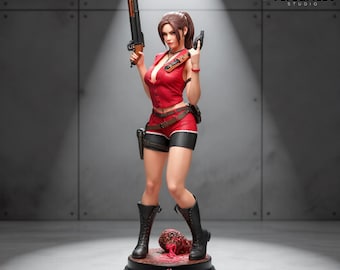 Claire Redfield Resident Evil Fan Art Statue – Multiple Scale STL Files (Non Supported)