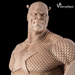 Marvel Captain America inspired 3D printable figure