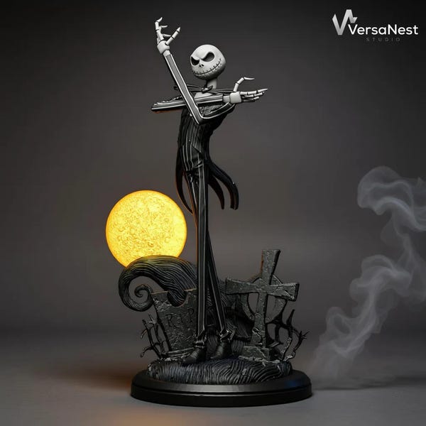 Jack Skellington STL | Supported & Non-Supported