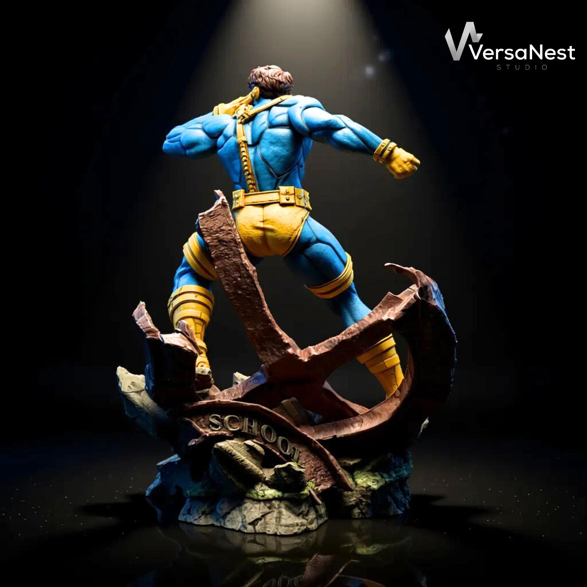 Cyclops Marvel 3D STL Model | X-men Leader Statue | 1:6 Scale Digital ...