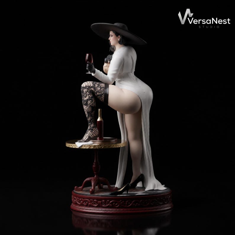 resident evil village lady dimitrescu stl collectible model