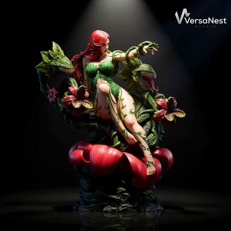 High detail female figure STL for resin 3D printing