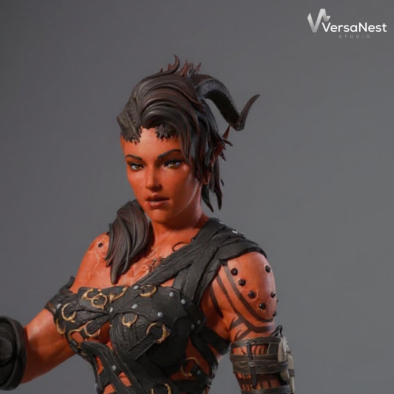 Karlach 3D print model no support version