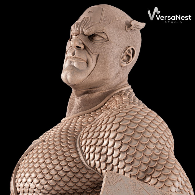 Superhero fan art STL statue for display