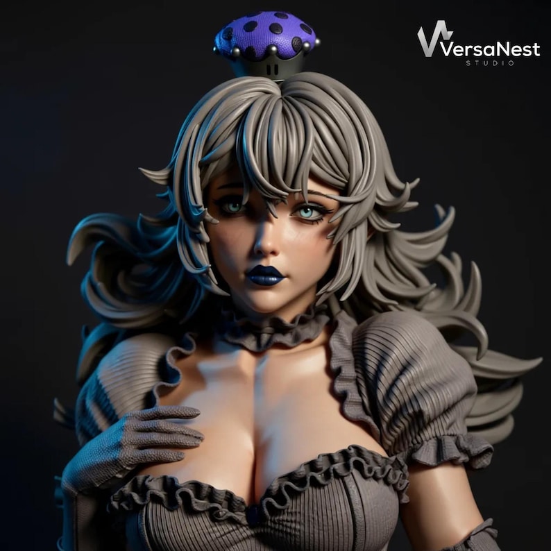 High-detail resin STL of Boosette figure