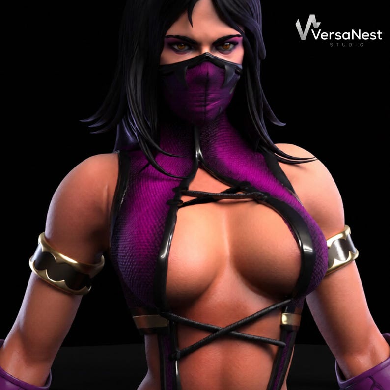 mortal kombat mileena stl 3d printable figure