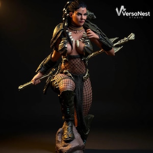 Non-supported STL model of Machiko statue