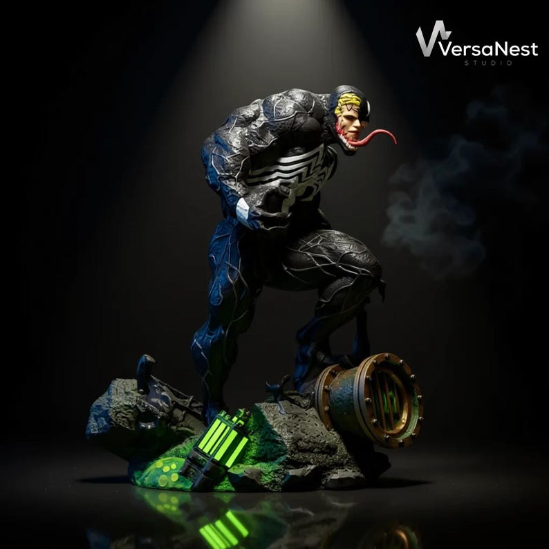 Venom 3D printable collectible bust version