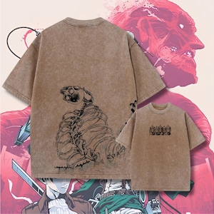 Attack on Titan Graphic Tee, Anime Graphic Tee, Oversized Casual Top, Anime Streetwear Shirt