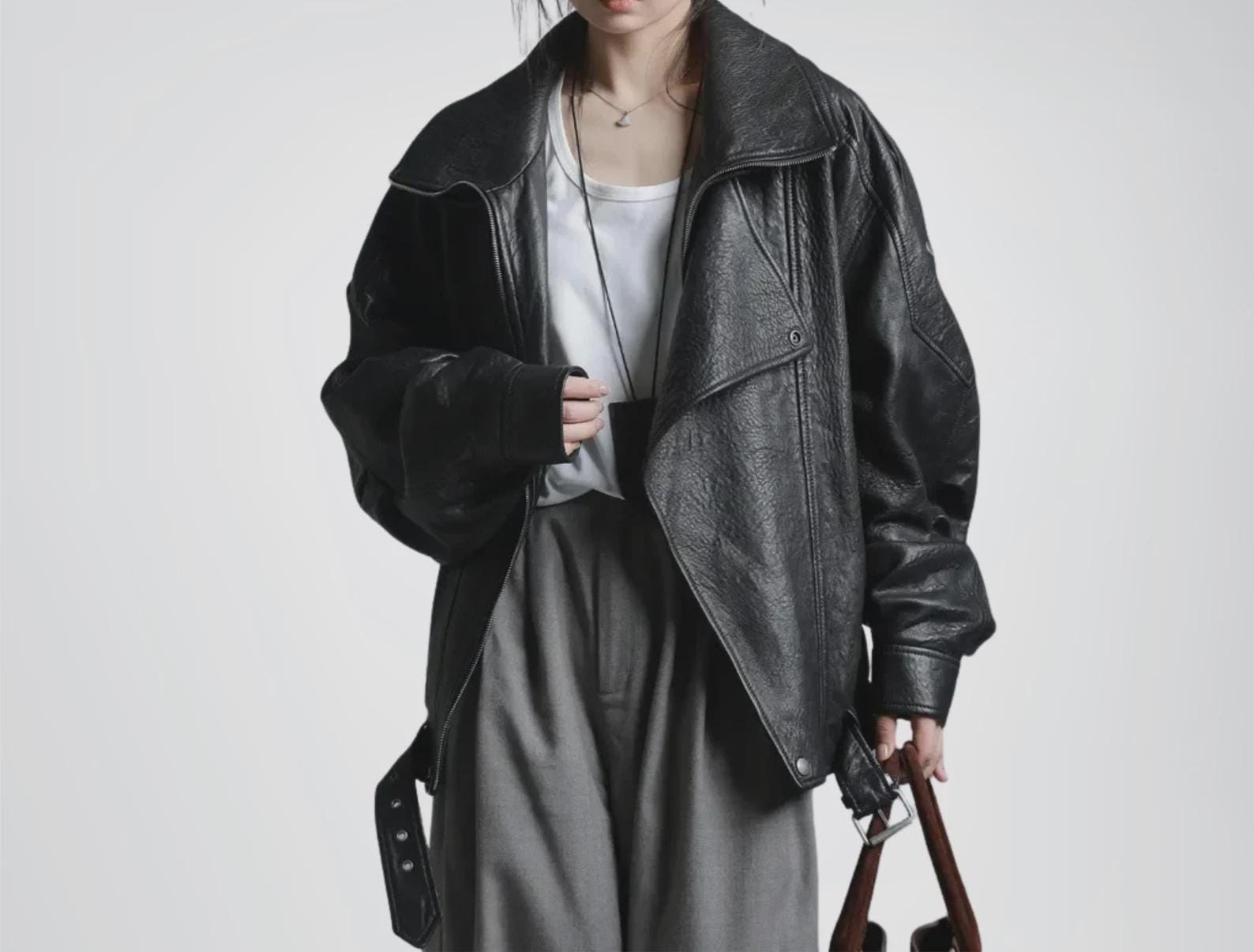 y2k FUZZYKON ファーダブルジップレザージャケット Y2K】FUZZYKON