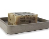Soap Dish Gift Set. Concrete Soap Dish. Soap