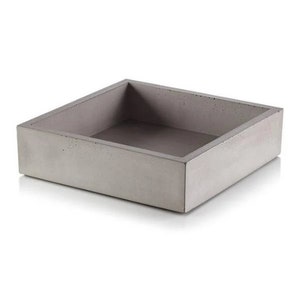 Concrete Napkin Bin / Valet Tray / Catch All / Concrete Decor image 1