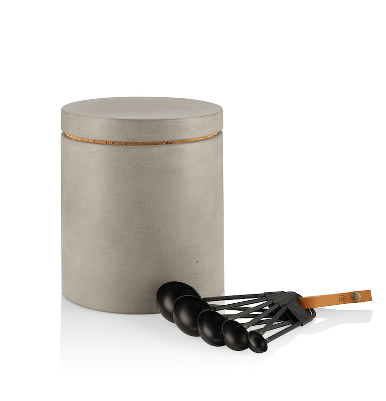 Concrete Kitchen Canister / Kitchen Jar / Storage Jar Etsy