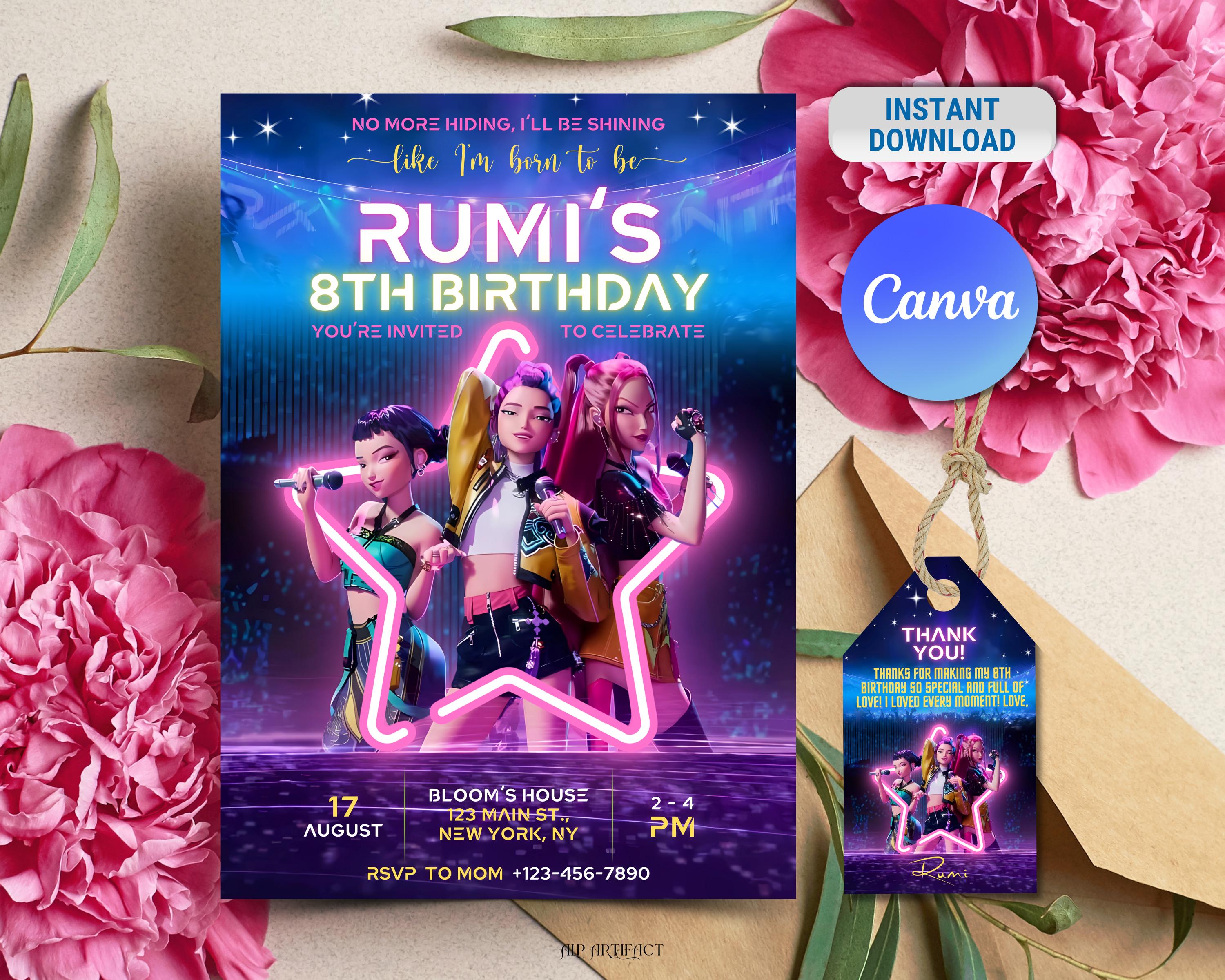 タレントカード Happy Birthday Card K-POP Kpop Birthday Card | Digital Download - Etsy