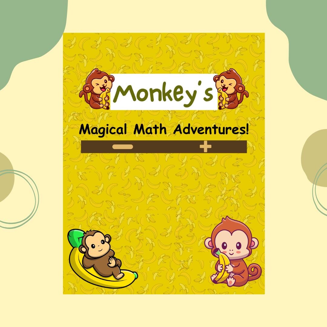 Monkey Math Game: Addition & Subtraction Printable (digital Download ...