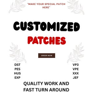 Custom Patches, Custom Embroidered Patches, Creative Embroidery Patch, Iron on Patches, Embroidered Patches Bikers, Embroidery Logo Patch