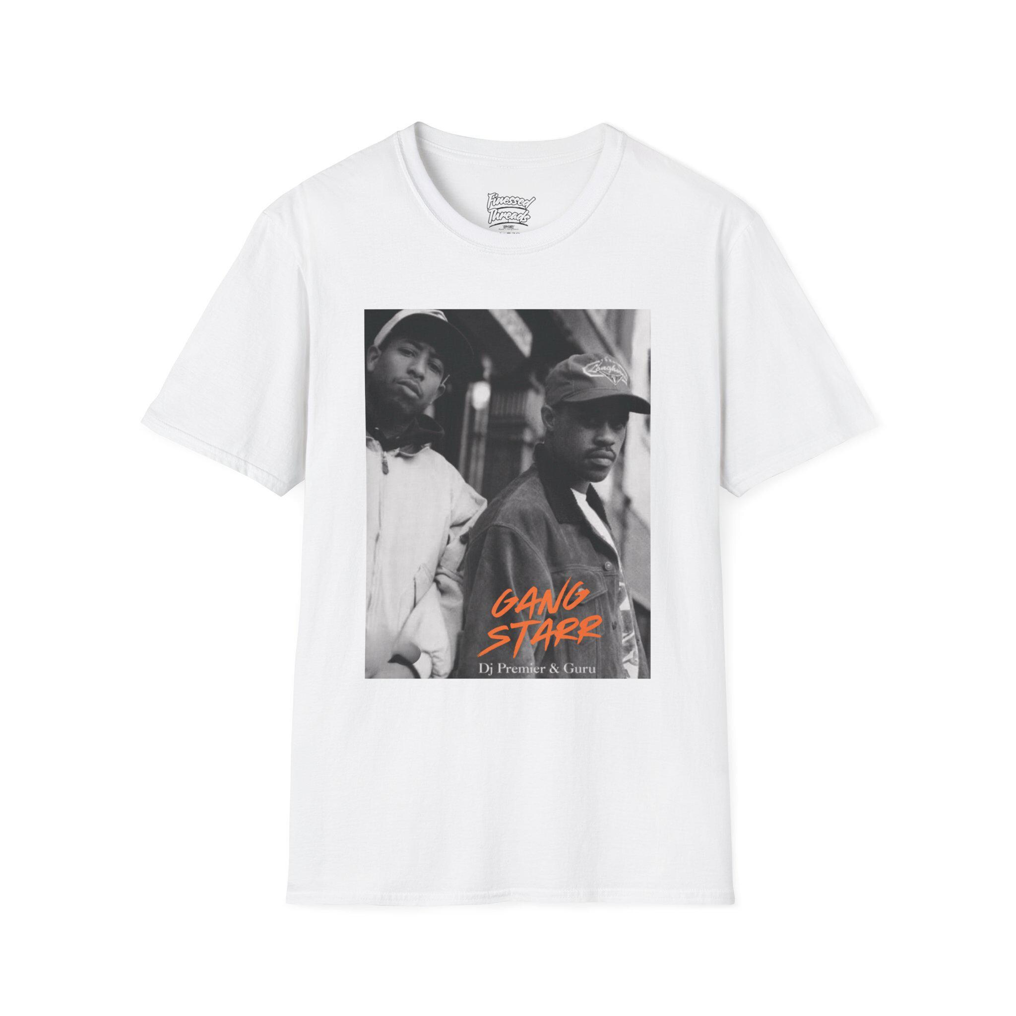 Gang Starr Hip-hop Unisex T-shirt, DJ Premier \u0026 Rapper Guru Tee, Music  Lovers Gift, Softstyle Shirt, Premium Cotton Top - Etsy, image size:2048x2048