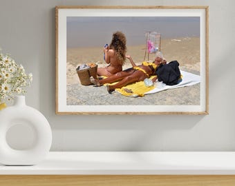 Tanning on jaffa beach