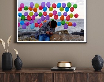 Street Portrait -The Balloon seller - Istanbul