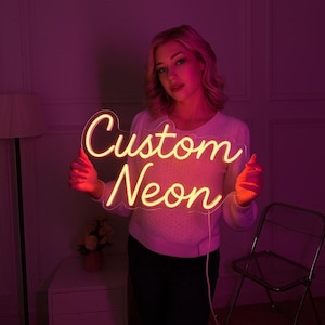 Custom Neon Name Sign | LED Neon Light | Personalized Sign | Neon Sign Bedroom Decor | Custom LED Sign | Home Decor Gift Idea