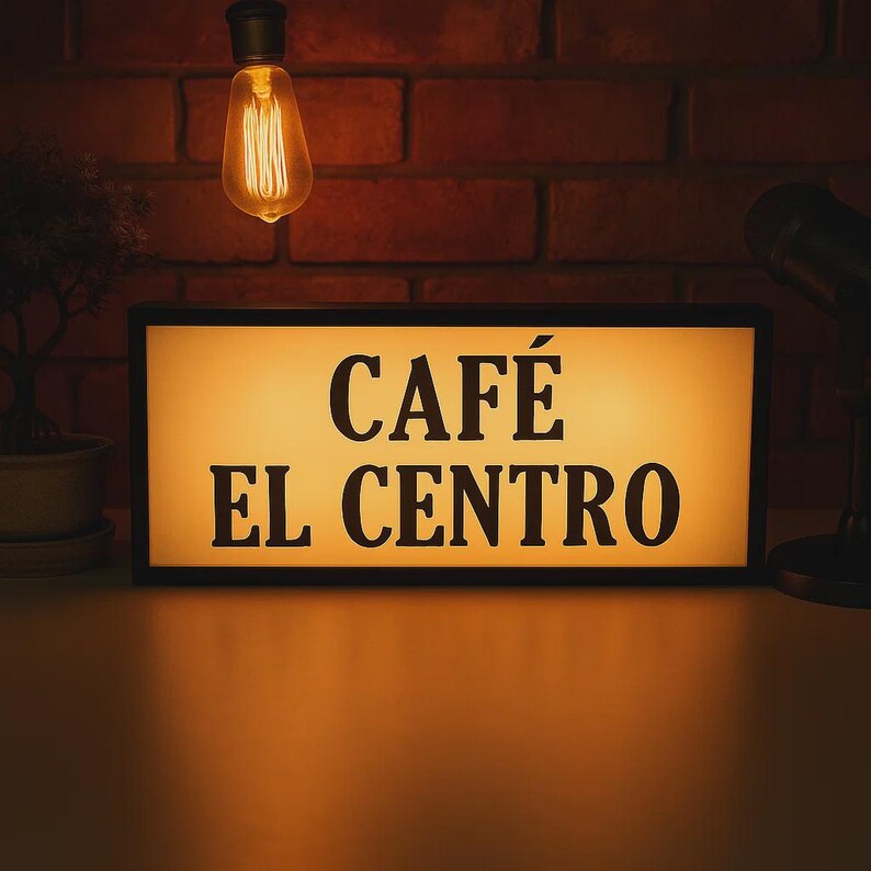 Custom LED Light Box Sign, Round Double Sided, Illuminated Business ...
