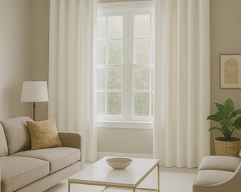 Extra Long Velvet Curtains, 17 Color. Extra Long Custom Drapes for High Ceiling 10, 12, 13, 15, 16, 17, 18, 20, 24 ft Story Window