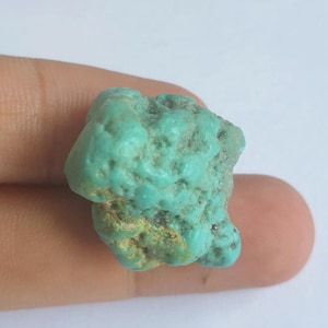 Natural Turquoise Rough 46.75cts- Turquoise Rough for jewelry 27x22x12mm
